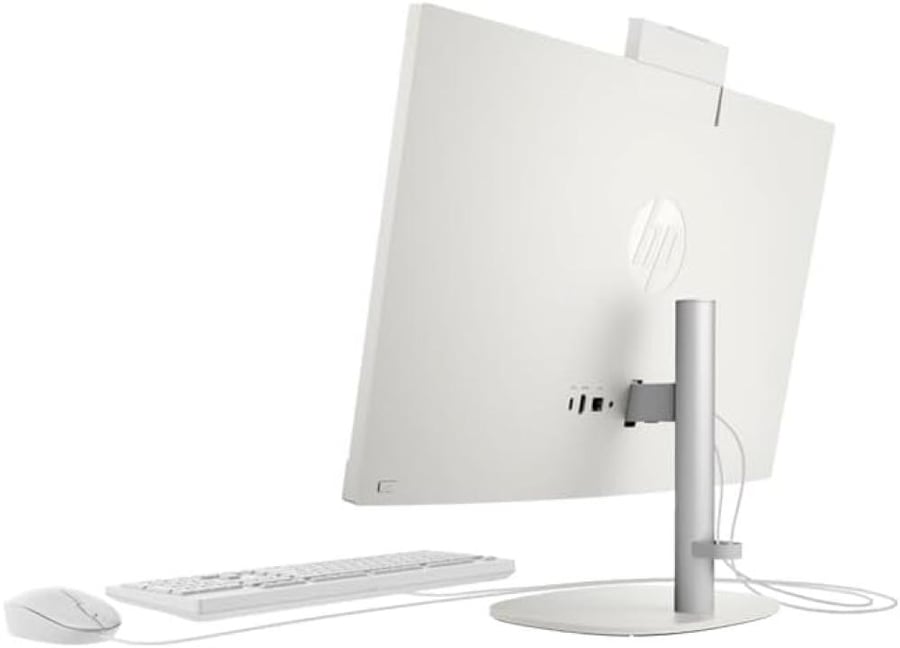 HP ProOne 240 G10 All-in-one Intel Core i7-1355U Processor, 16GB Ram, 512GB SSD M.2, Intel Iris Xe Graphics, 23.8-inch Full HD Display 1920x1080, Wired keyboard & Mouse, Free Dos - White