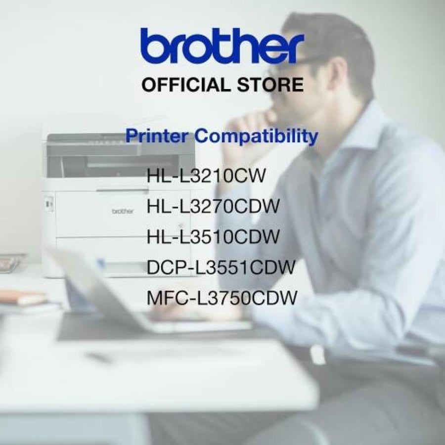 Brother Genuine TN273BK Standard Yield Black Ink Printer Toner Cartridge, Prints up to 1,400 pages