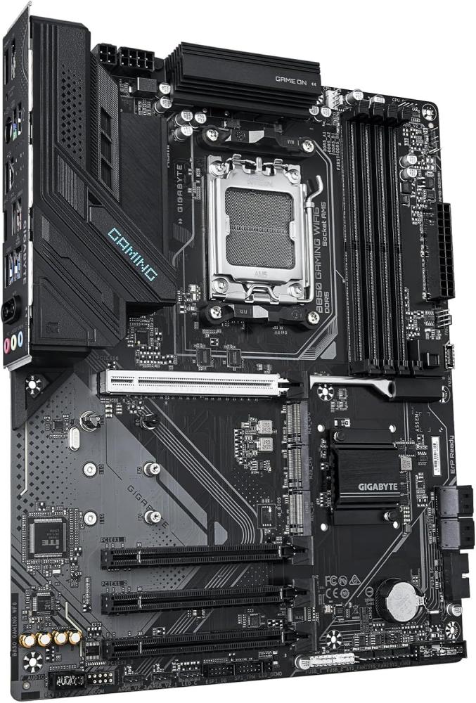 GIGABYTE B850 Gaming WIFI6 AM5 ATX Motherboards, AMD B850 Chipset, 4x DDR5 DIMM Slots, Up to 256GB Max Memory, 1x PCIe x16, 3x M.2 Slots, Wi-Fi 6 & BT 5.3 Connectivity | B850-GAMING-WF6