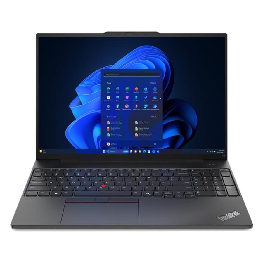 لاب توب لينوفو ثينك باد E16 معالج انتل كور ألترا 7-155H، الرامات 16 جيجابايت، سعة التخزين 1 تيرا بايت SSD، كرت الشاشة انتل ارك، الشاشة 16 بوصه 1920x1200 WUXGA، تقنية العرض IPS، نظام التشغيل دوس - اسود