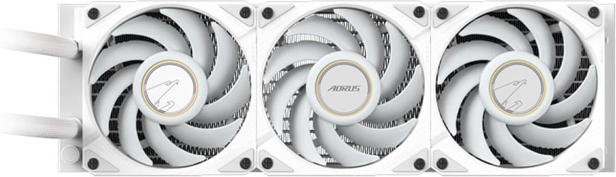 Gigabyte AORUS WATERFORCE II 360 ICE Liquid CPU Cooler, 360mm Radiator with 3x120mm Low Noise ARGB Fans, Compatible with Intel LGA1700 and AMD AM5 (GP-AORUS WATERFORCE II 360 ICE)