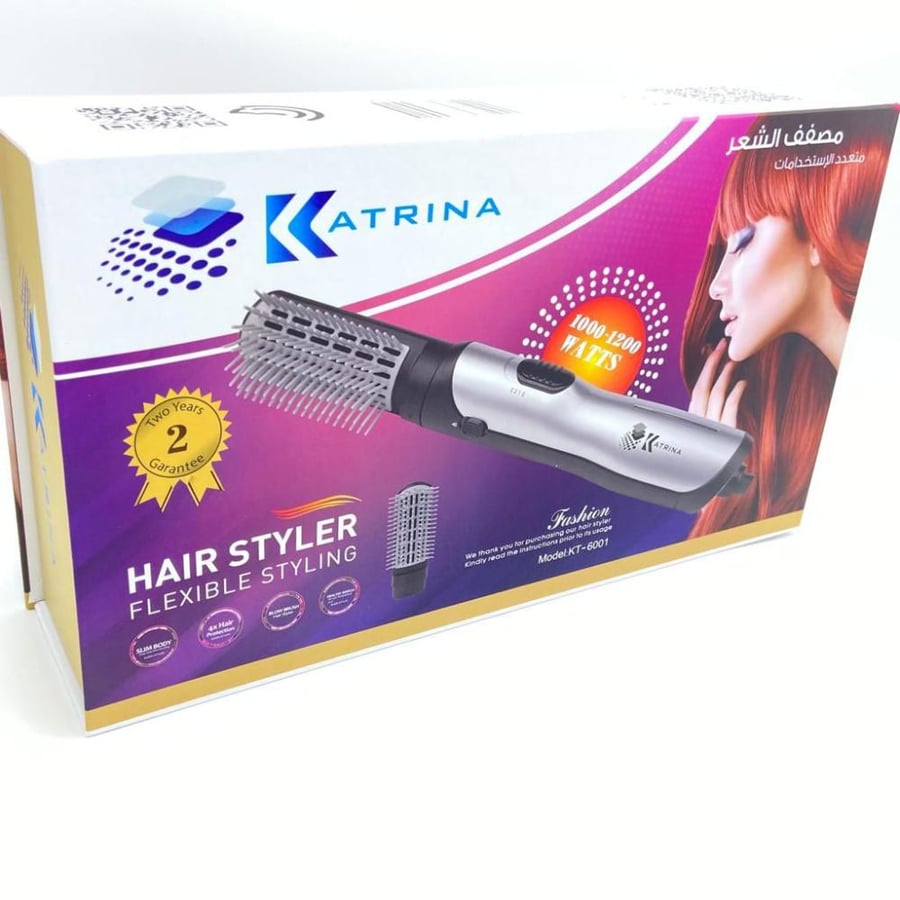 استشوار الشعر فرشاة 1200واط من كاترينا KT-6001