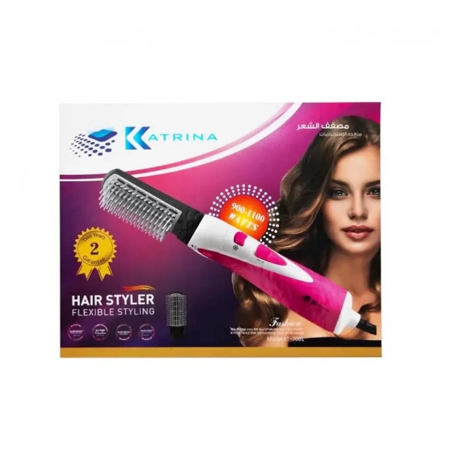 استشوار شعر فرشاة 1100 واط من كاترينا KT-7001