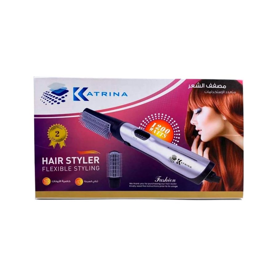 استشوار الشعر فرشاة 1200واط من كاترينا KT-6001