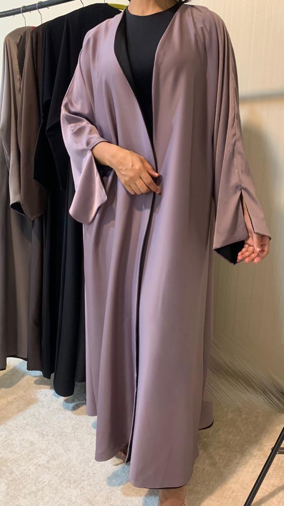 عباية بثلاث الوان دبل فيس