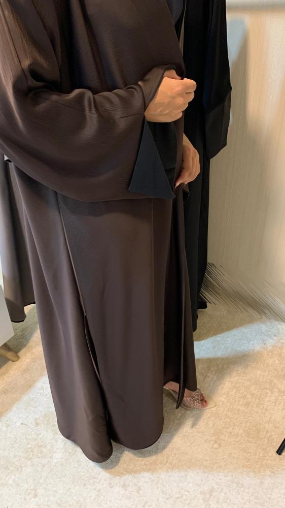 عباية بثلاث الوان دبل فيس