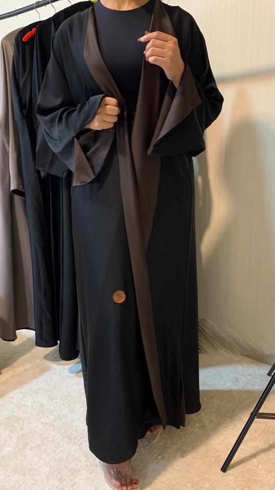 عباية بثلاث الوان دبل فيس
