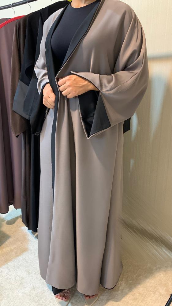 عباية بثلاث الوان دبل فيس
