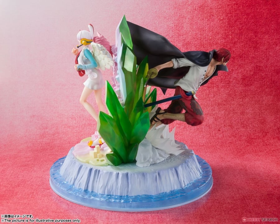 مجسمات انمي ون بيس اوتا شانكس One Piece Shanks & Uta -ONE PIECE FILM RED Ver.- Figuarts Zero Chougekisen Bandai Spirits