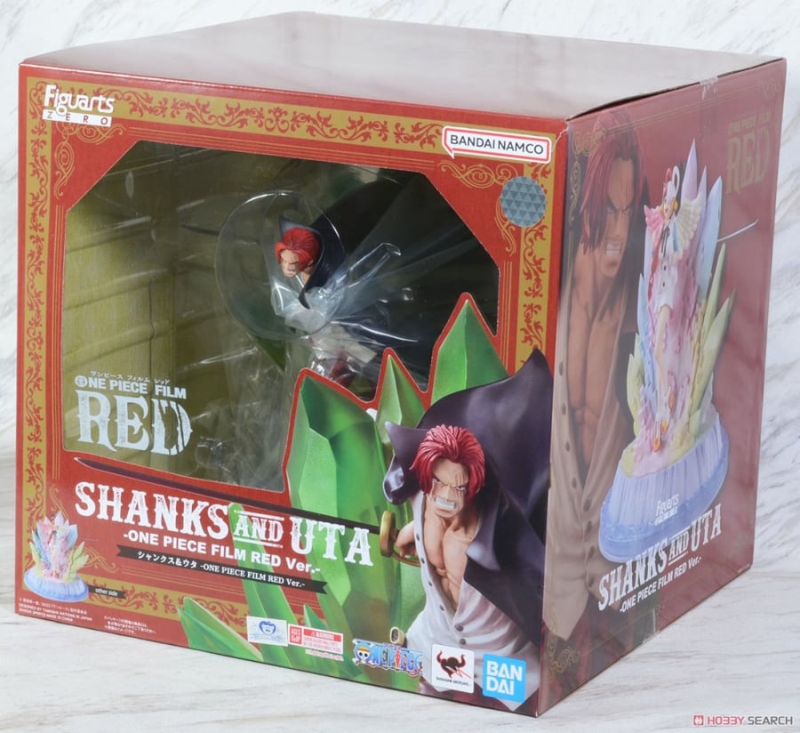مجسمات انمي ون بيس اوتا شانكس One Piece Shanks & Uta -ONE PIECE FILM RED Ver.- Figuarts Zero Chougekisen Bandai Spirits