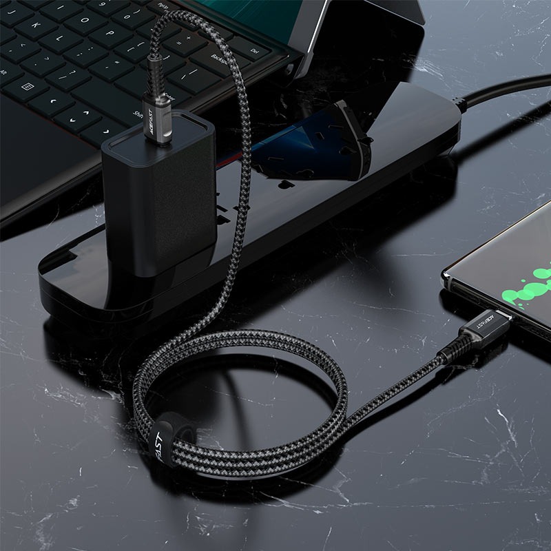 كيبل شحن سريع ايس فاست (C1-03) Type-C إلى Type-C 60W مظفر