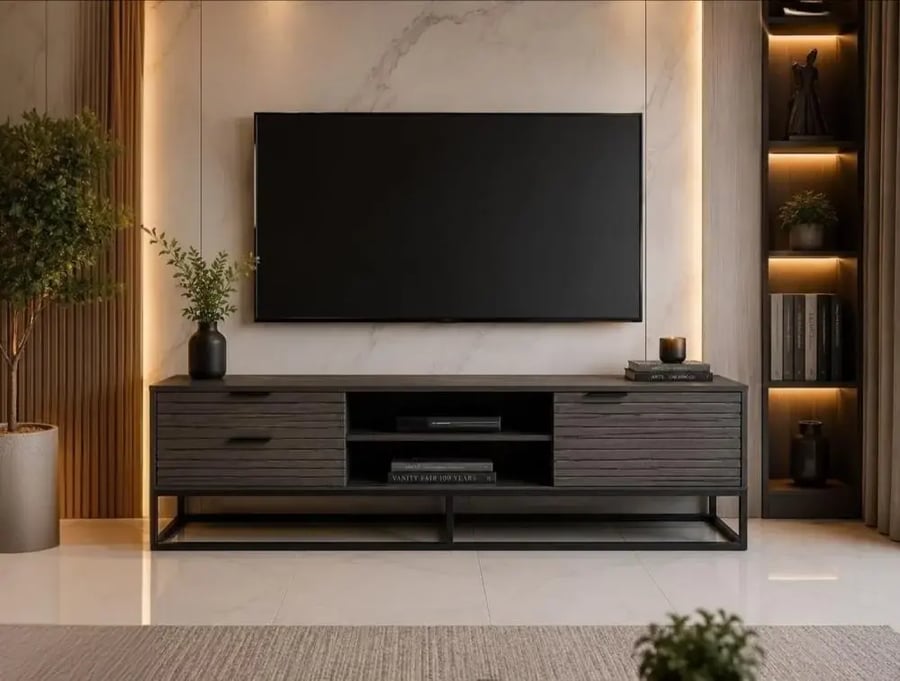 طاولة تلفزيون بتصميم أنيق 180 سم