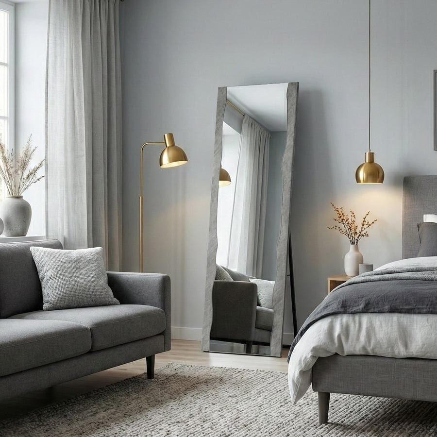 Standing mirror – a modern touch reflecting the beauty of your home