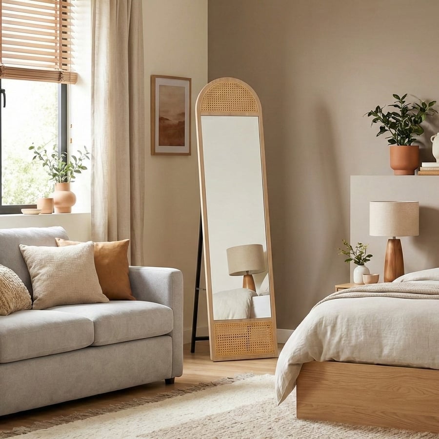 Stand mirror – a modern bohemian touch for your home
