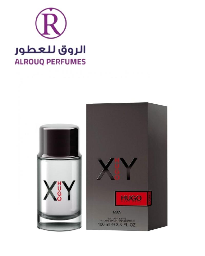 عطر هوغو بوس اكس واي الاسود الرجالي تواليت 100مل