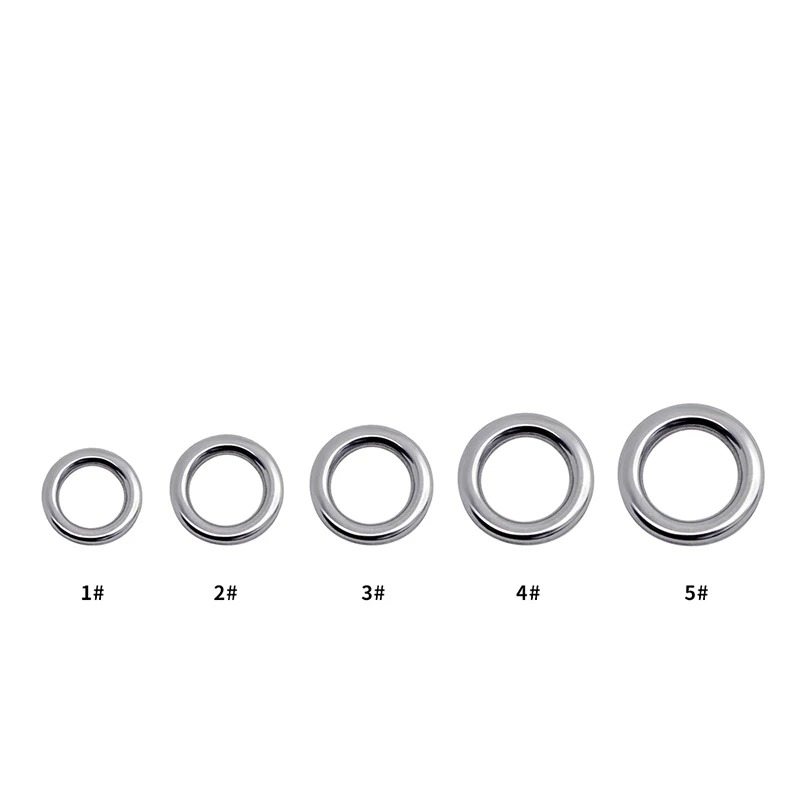 KATYUSHA 20Pcs Heavy Duty Fishing Solid Rings سولد رنق مقاسات متعددة 20 حبه