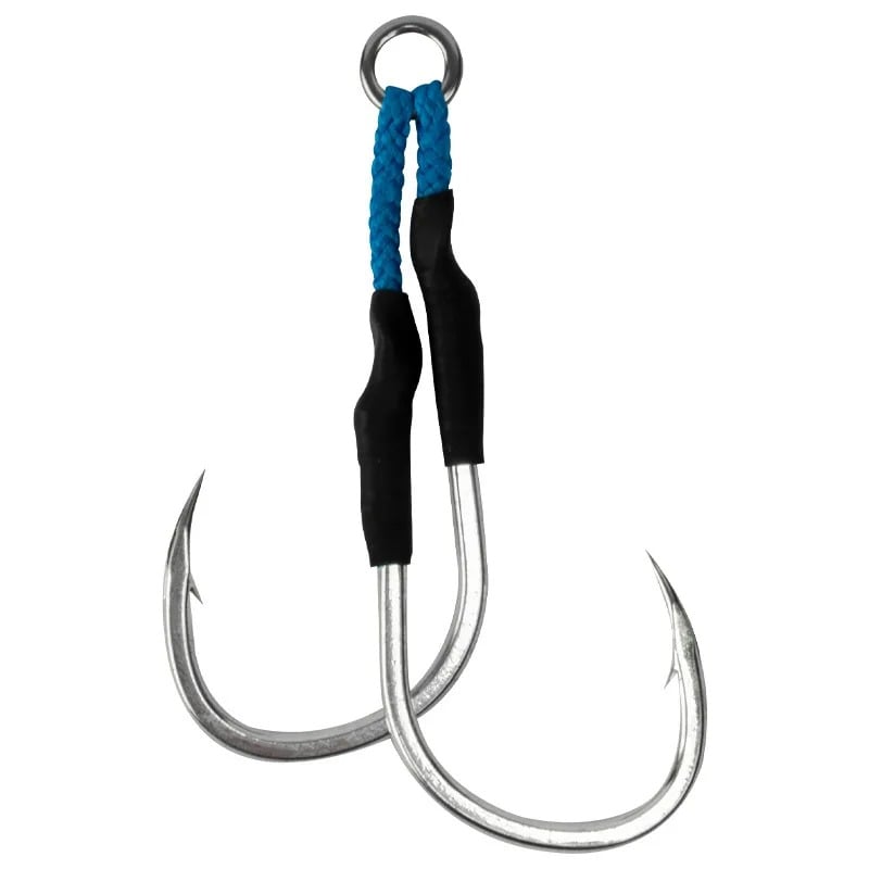 Double Assist Barbed Hook High Carbon Steel Slow Jigging Hooks أسست هوك عدة مقاسات