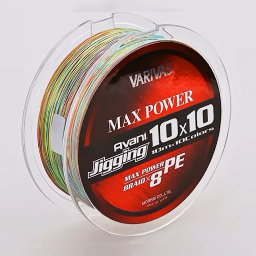 VARIVAS Original 300m PE Line MAX POWER10*10 / خيط صيد حرير من فيريفاس 300 متر متعدد الألوان (إضغط على الصورة لتصفح الخيارات)