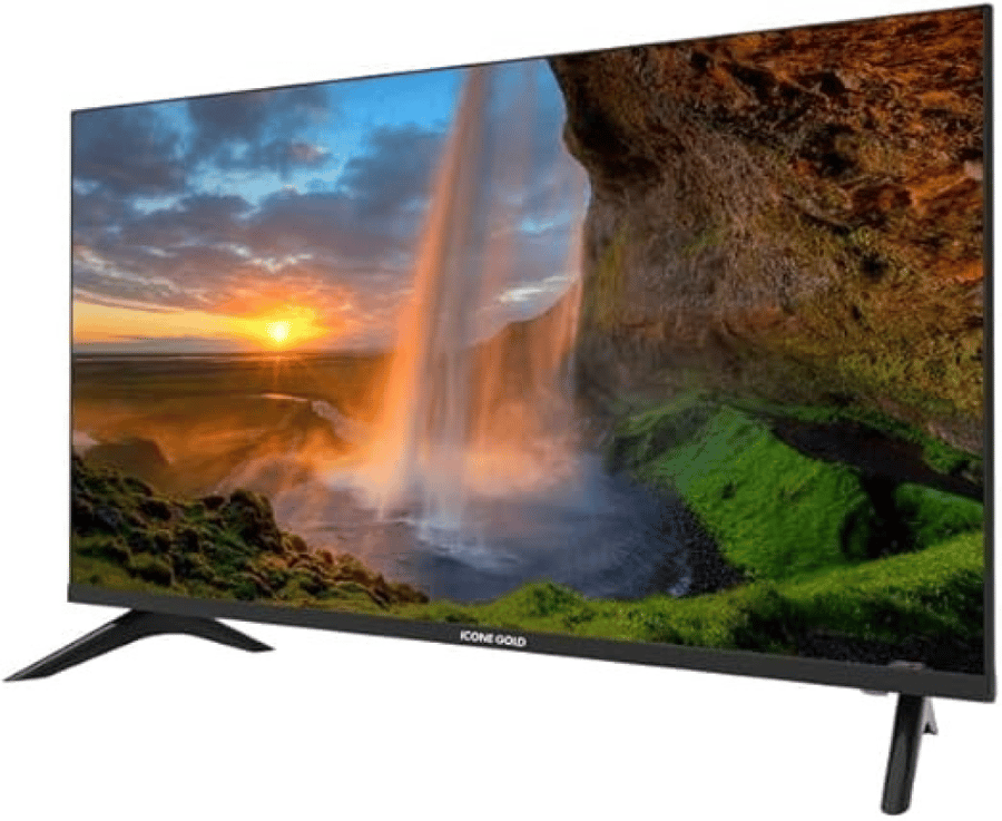 ايكون جولد تلفزيون Full LED ذكي مقاس 43 بوصة بدقة كاملة الوضوح 43IG6500S SMART أسود + حامل جداري مجاني