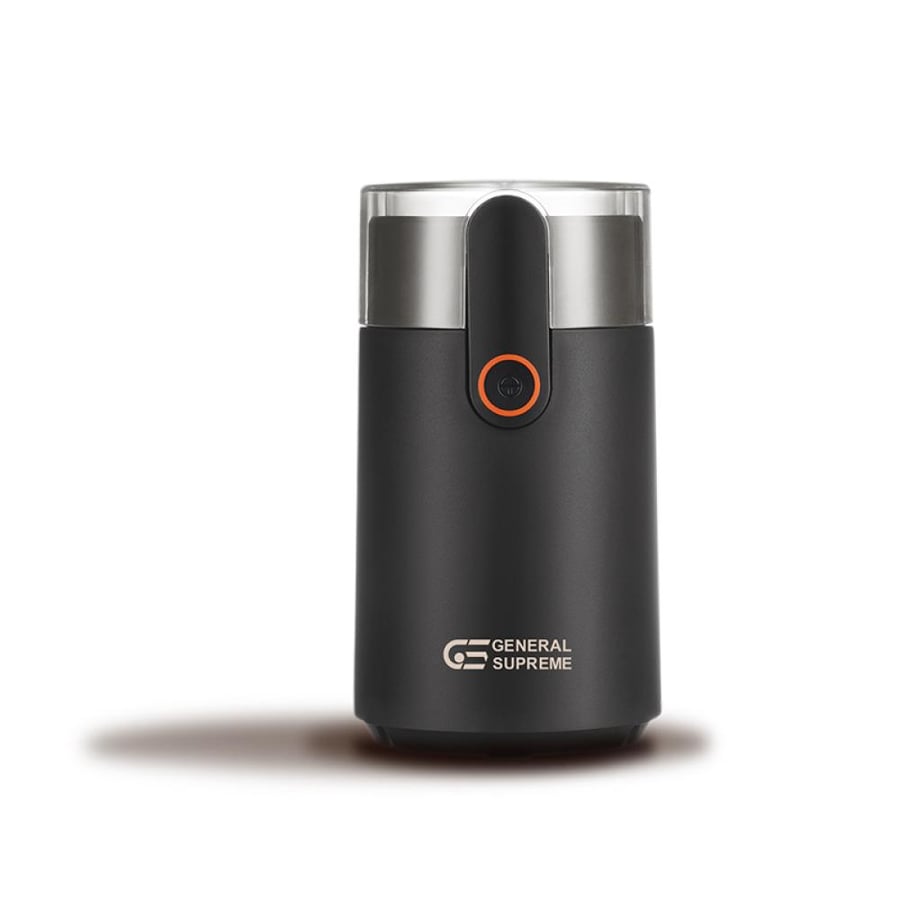 مطحنة قهوة جنرال سوبريم GSCG150H – 50 جم – شفرات ستانلس ستيل – 150 واط – أسود