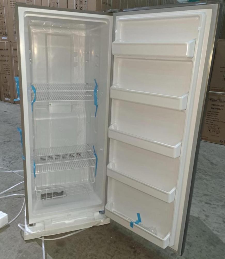 فريزر جنرال جولدن عمودي 390لتر فضي GNG500FCF