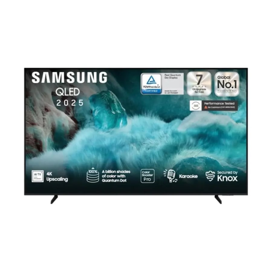 شاشة سامسونج QLED 65 بوصة سمارت 2025 – 4K – Tizen – QA65Q7FAAUXSA