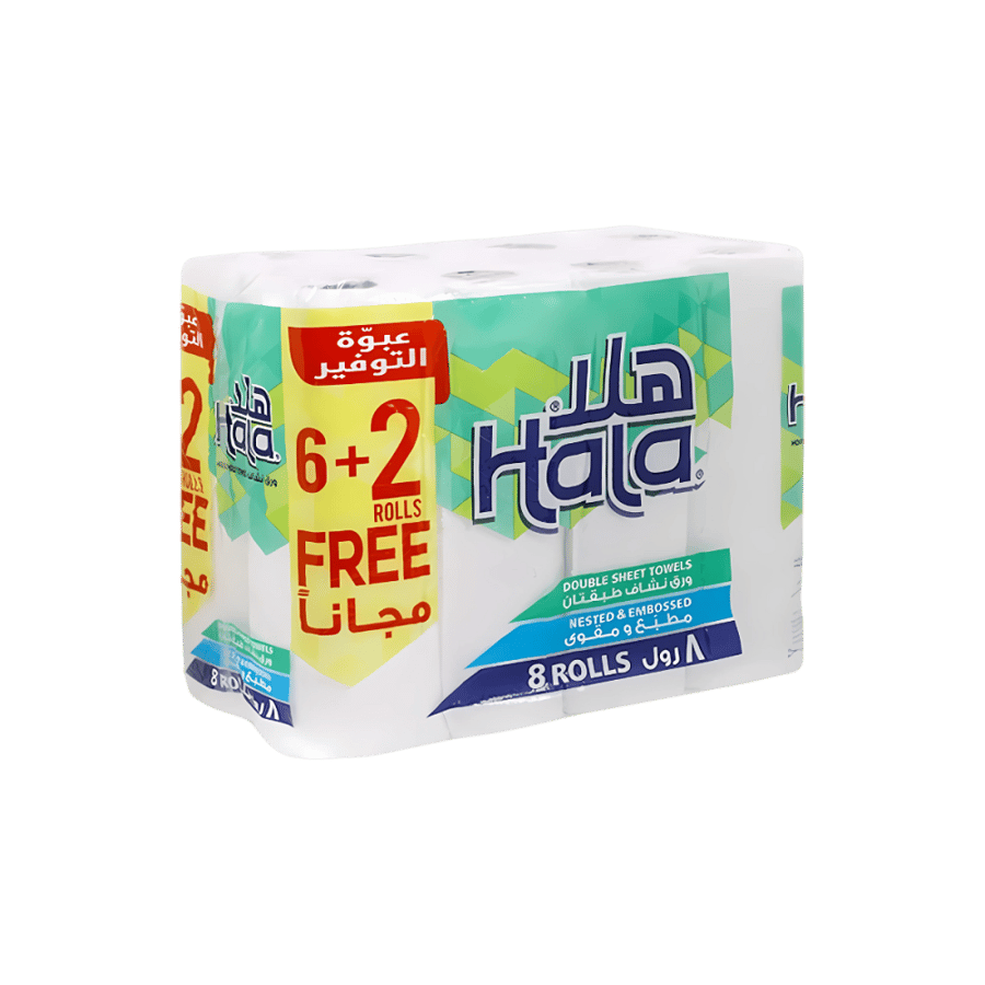 مناديل هلا رول مطبخ 8 قطع