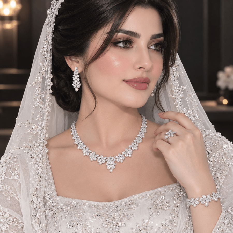 طقم زركون فاخر