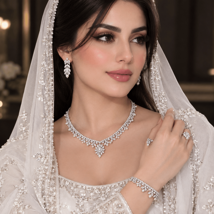 طقم زركون فاخر