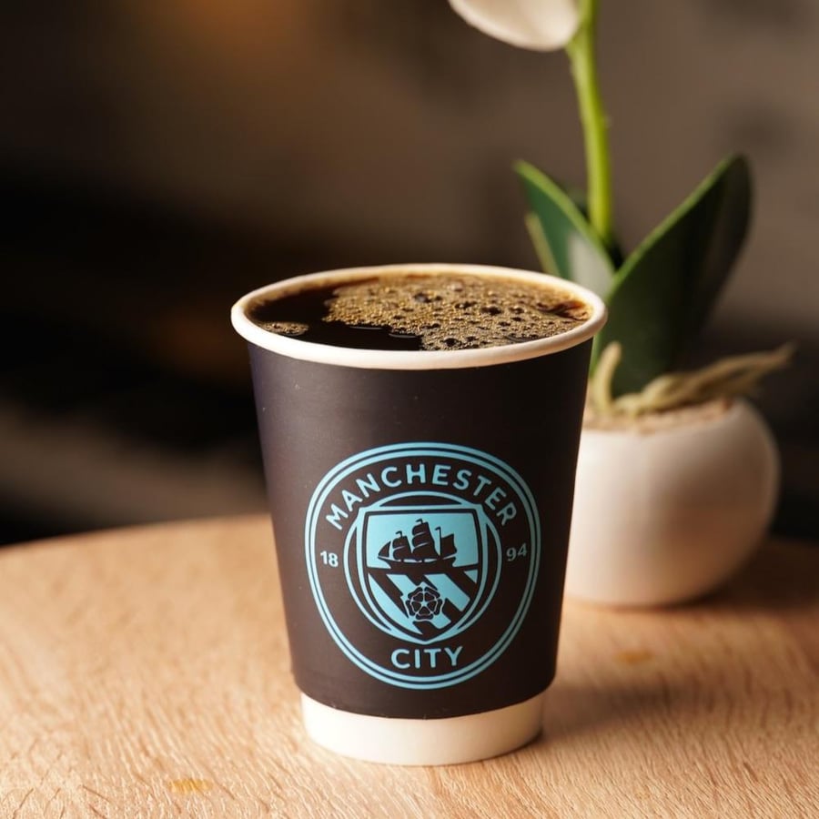اكوب بشعار نادي مانشستر سيتي حجم 8oz