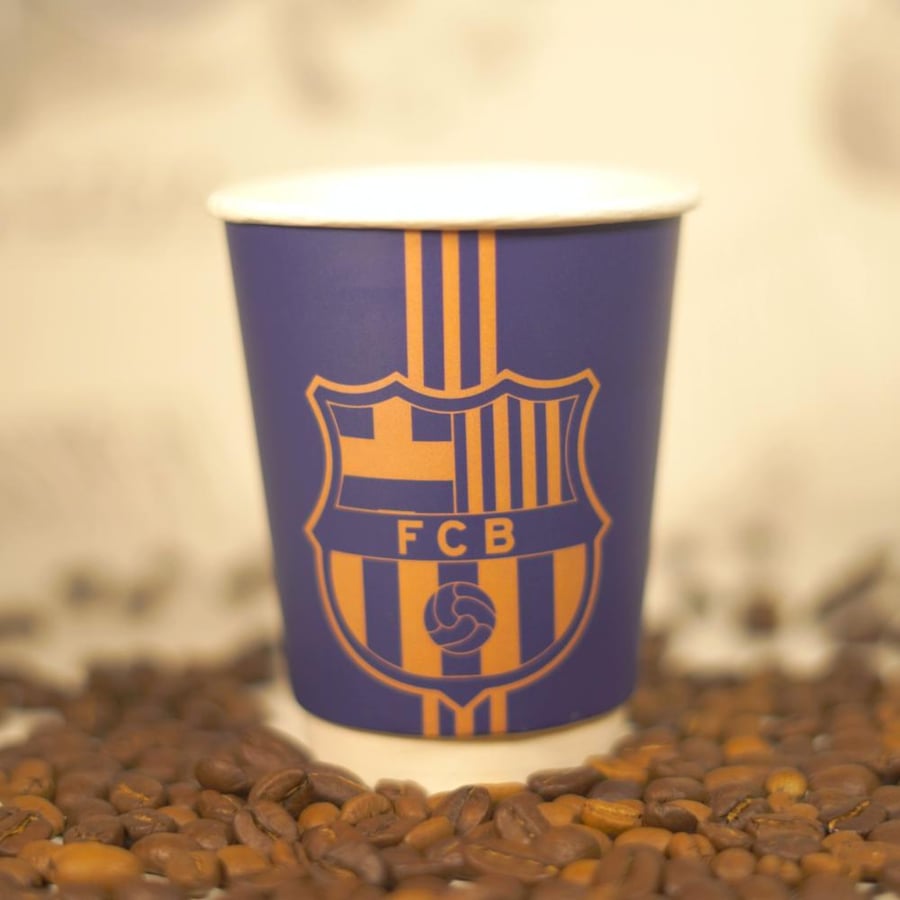 اكوب بشعار نادي برشلونة حجم 8oz
