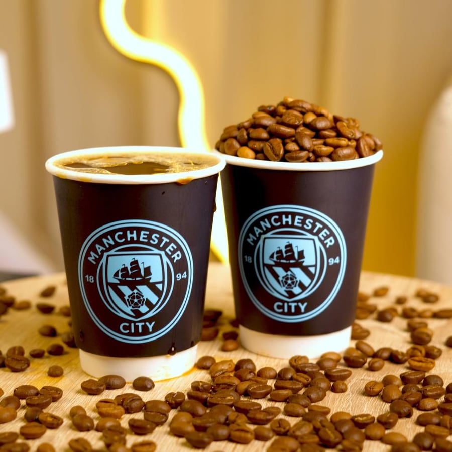 اكوب بشعار نادي مانشستر سيتي حجم 8oz