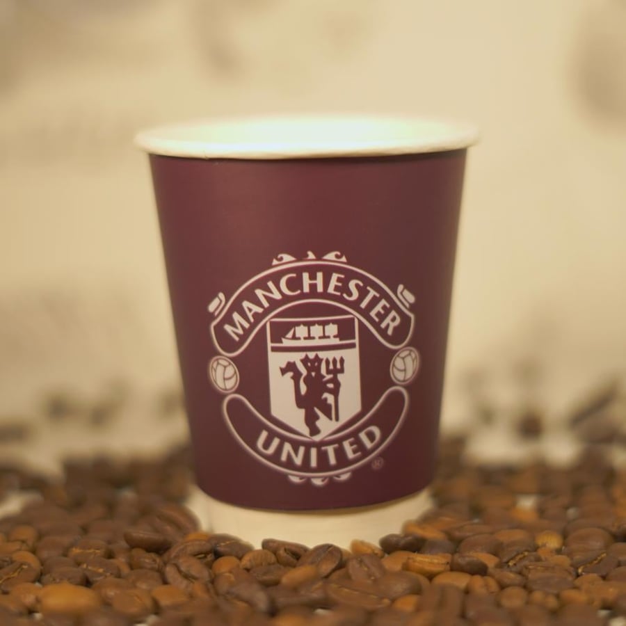 اكوب بشعار نادي مانشستر يونايتد حجم 8oz