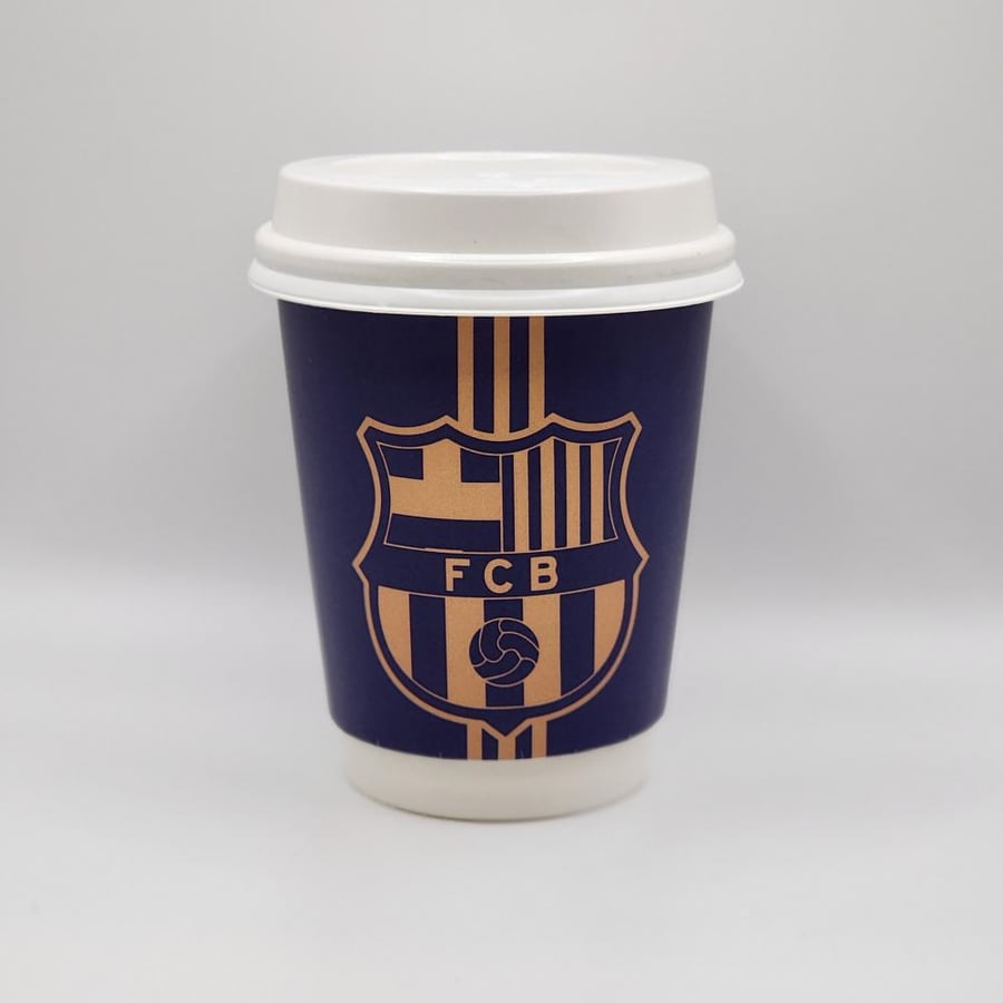 اكوب بشعار نادي برشلونة حجم 8oz