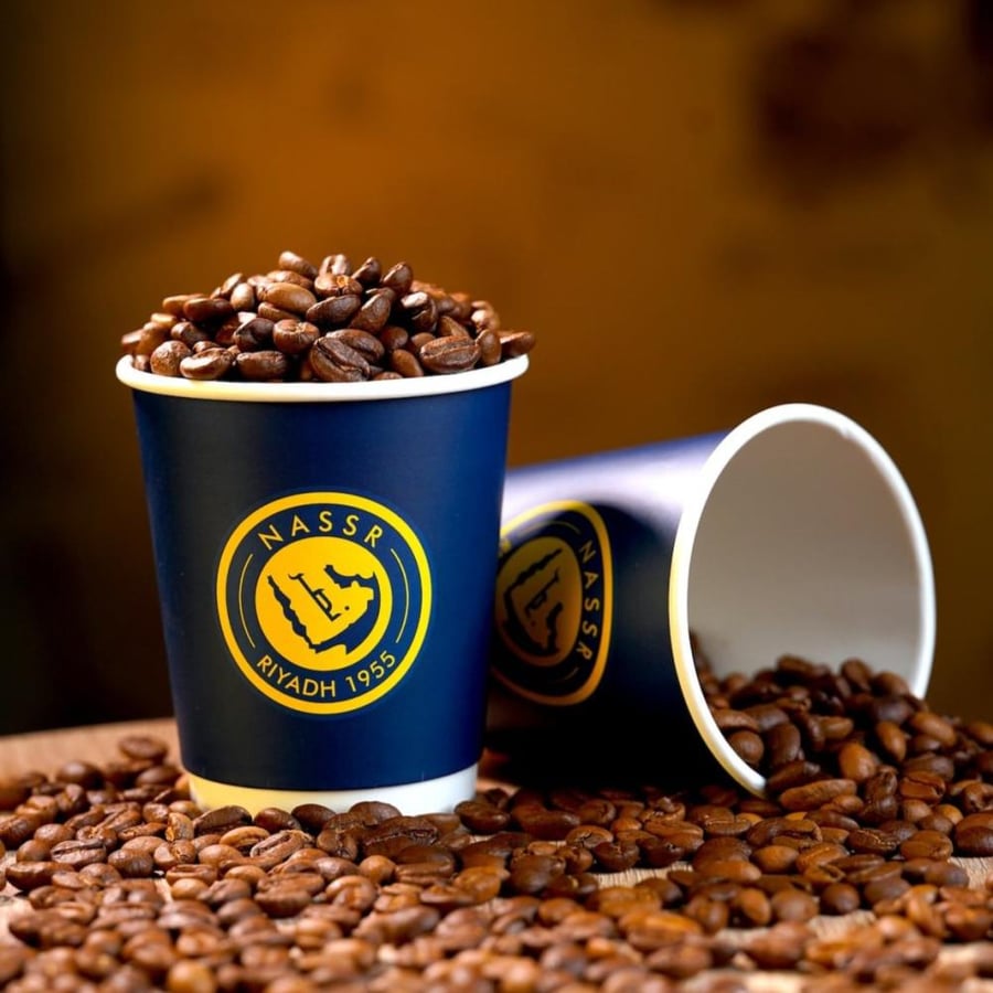 اكوب بشعار نادي النصر حجم 8oz