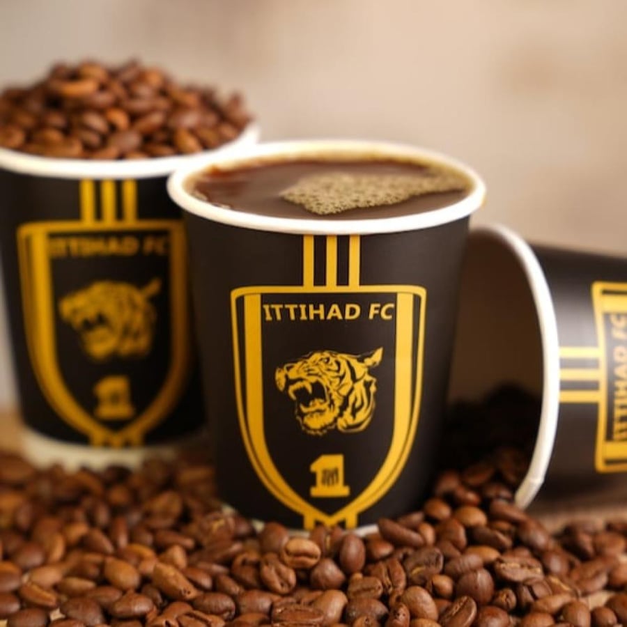 اكوب بشعار نادي الإتحاد حجم 8oz
