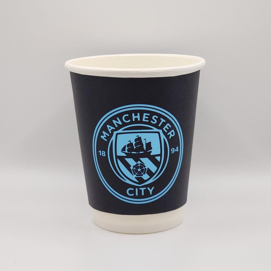 اكوب بشعار نادي مانشستر سيتي حجم 8oz
