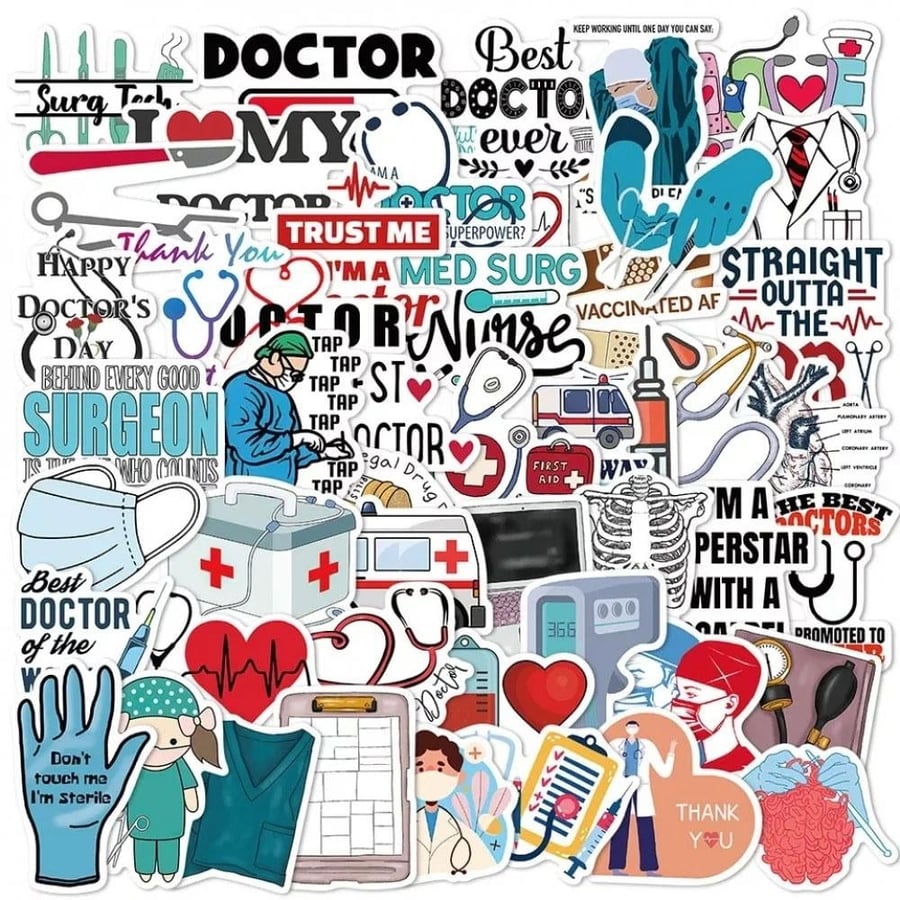 Medical stickers