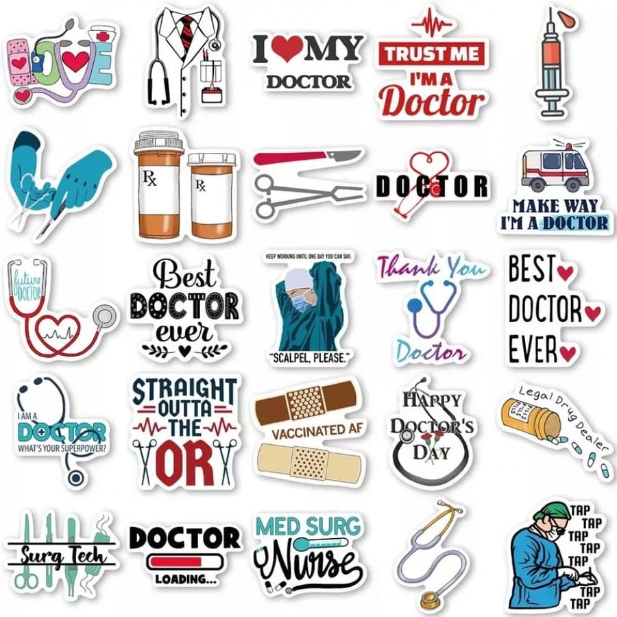Medical stickers