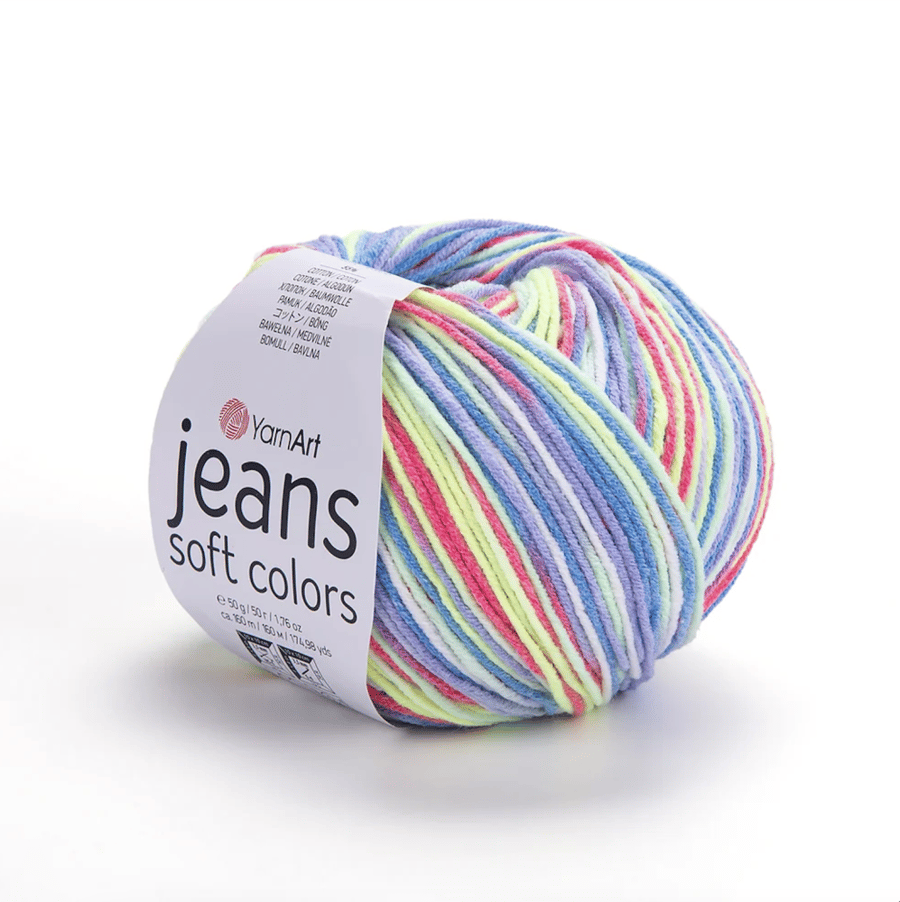 يارن ارت جينز  سوفت كلر 6207  YarnArt Jeans Soft Color