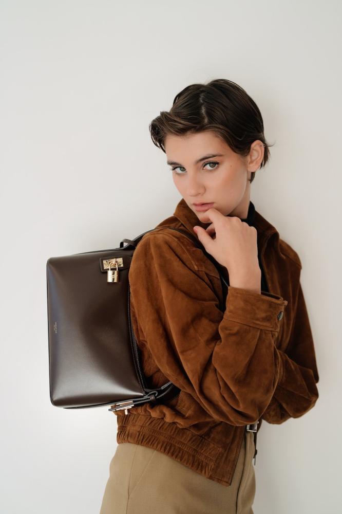 VeraFade Hobo Bag Medium - Dark Brown