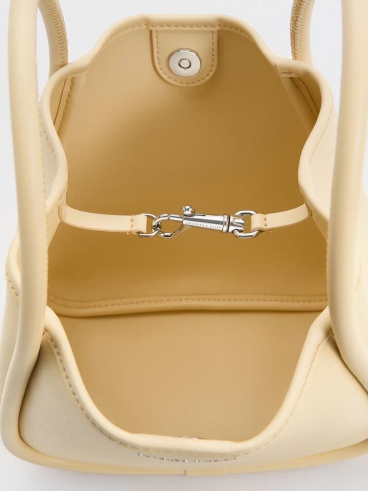 Mini Toot Leila from Charles and Keith - yellow butter