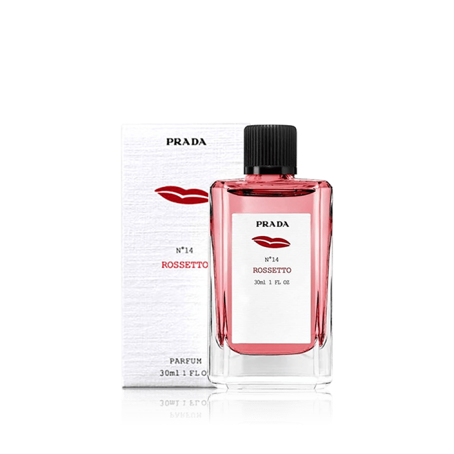 Prada number 14 Rossetto or Eau de Parfum