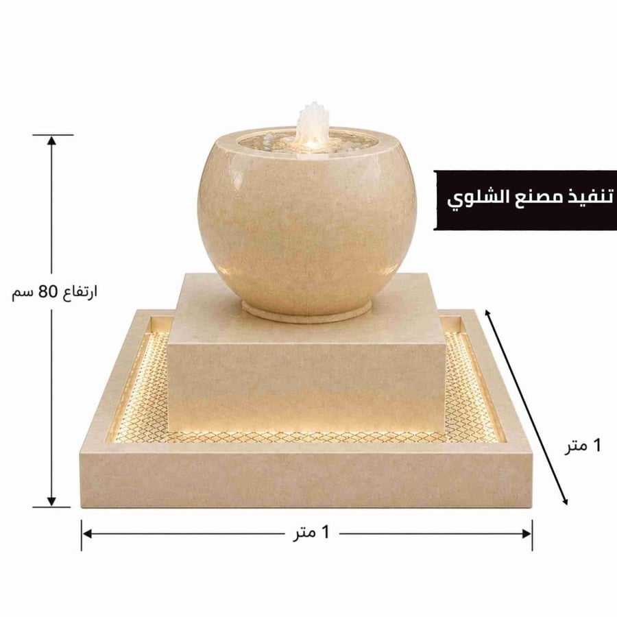 External Fountain of Serenity – a luxurious touch of fiberglass