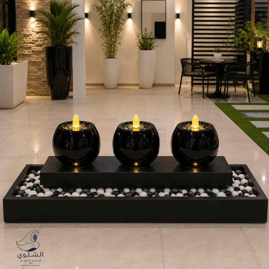 Modern calm fountain – ready fiberglass