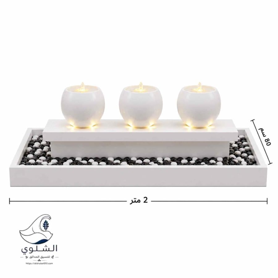 Modern calm fountain – ready fiberglass
