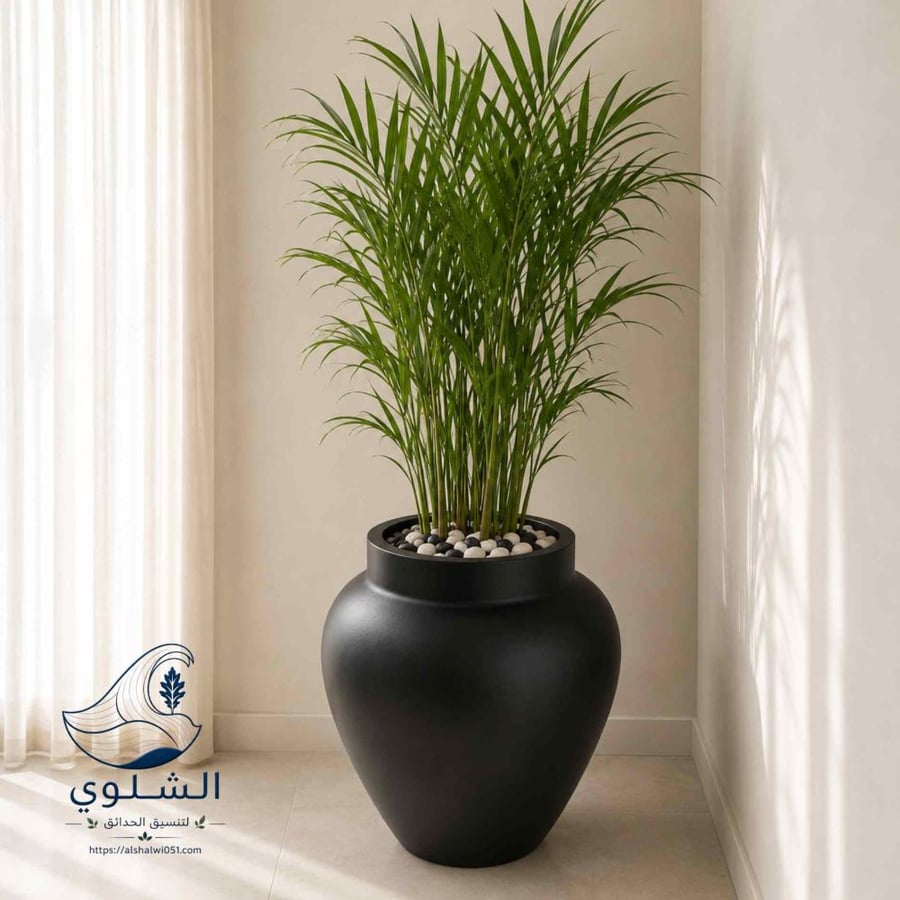 حوض زرع فيبر دائري