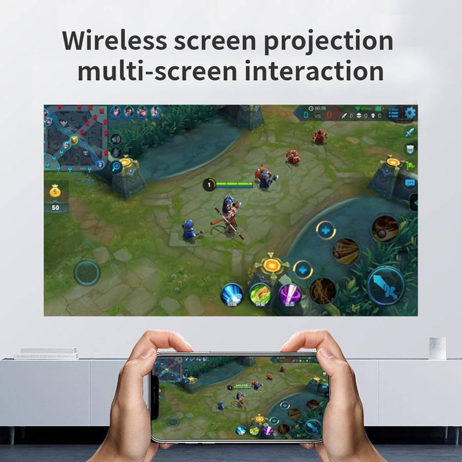 بروجيكتور Umiio Q1 محمول صغير بدقة Full HD وخاصية تصحيح الانحراف التلقائي