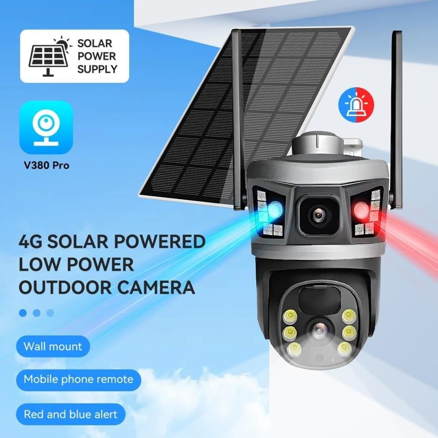 ChappeLine solar-powered surveillance camera with 4K resolution