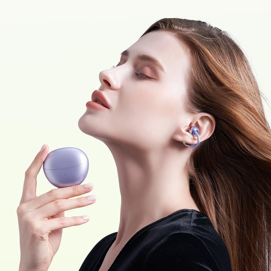 سماعات هونر CHOICE Earbuds Clip لاسلكية - بنفسجي